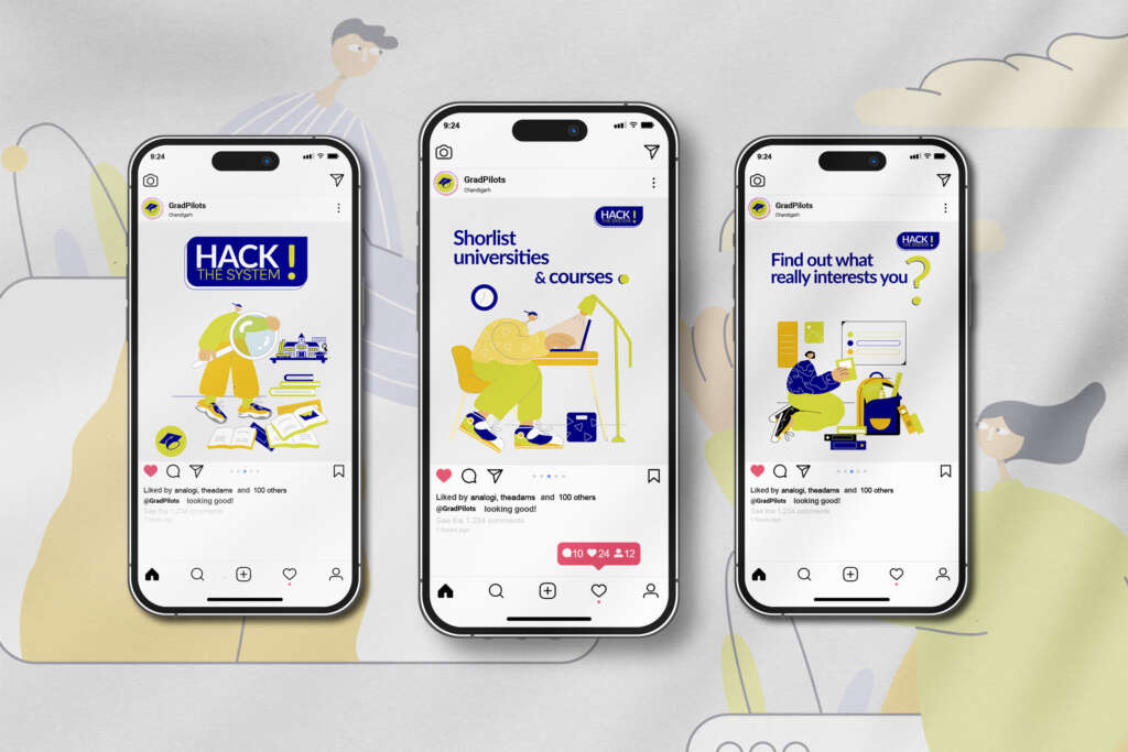 GradPilots: Custom Illustrations, Animations